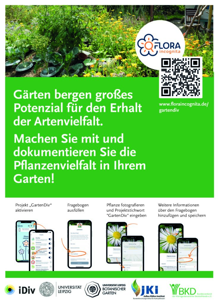 Aushang mit QR-Code